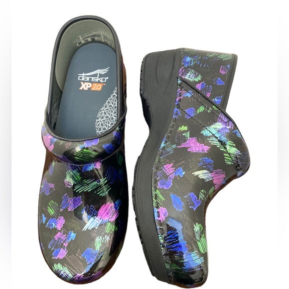 Dansko New Women's XP 2.0 Clogs Coloured Pencil Patent size 38 - Picture 8 of 12